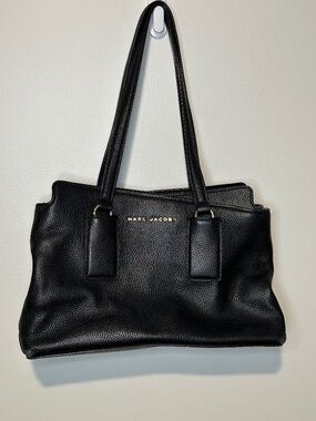 Marc Jacobs Black 100 Double Edge Satchel